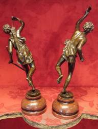 Diana e Hipólito. Trasera